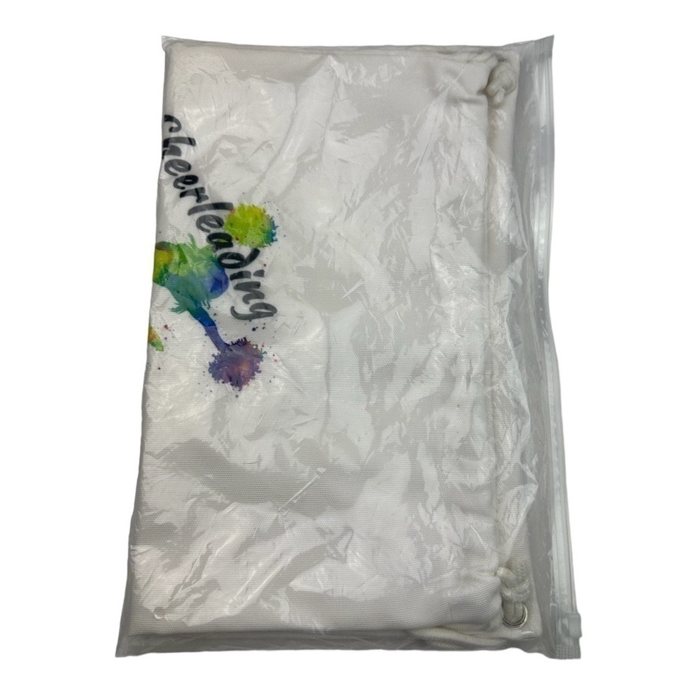 Cheerleading Canvas Drawstring Backpack - Picture 5 of 5